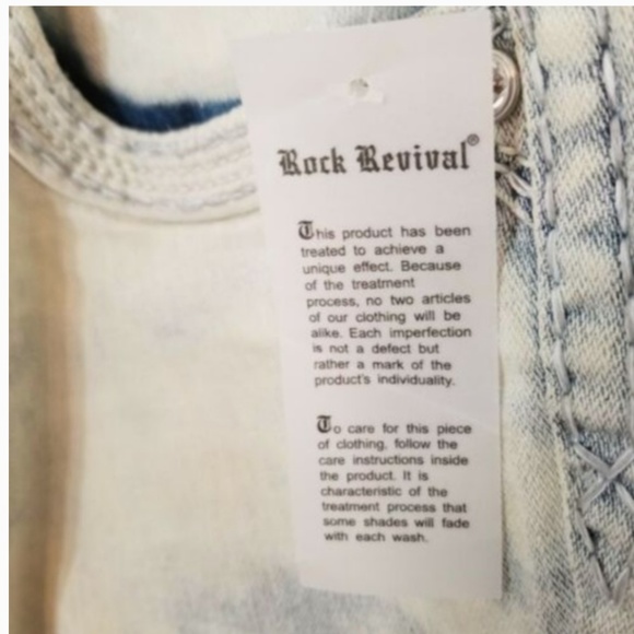 New! Women's Rock Revival Embellished Shorts 24-28 - Picture 5 of 5